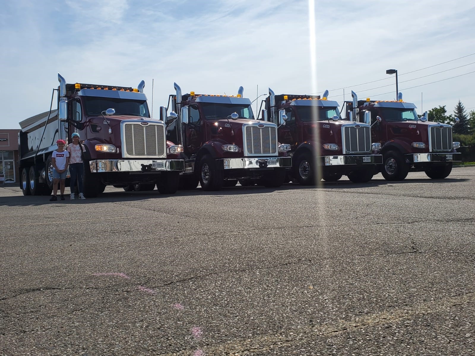 Jap Gobind Red Dump Truck